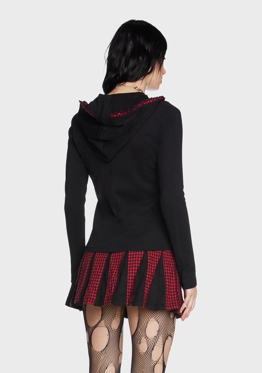 Black And Red Bo Peep Hoodie sold by Dolls Kill product image thumbnail 4