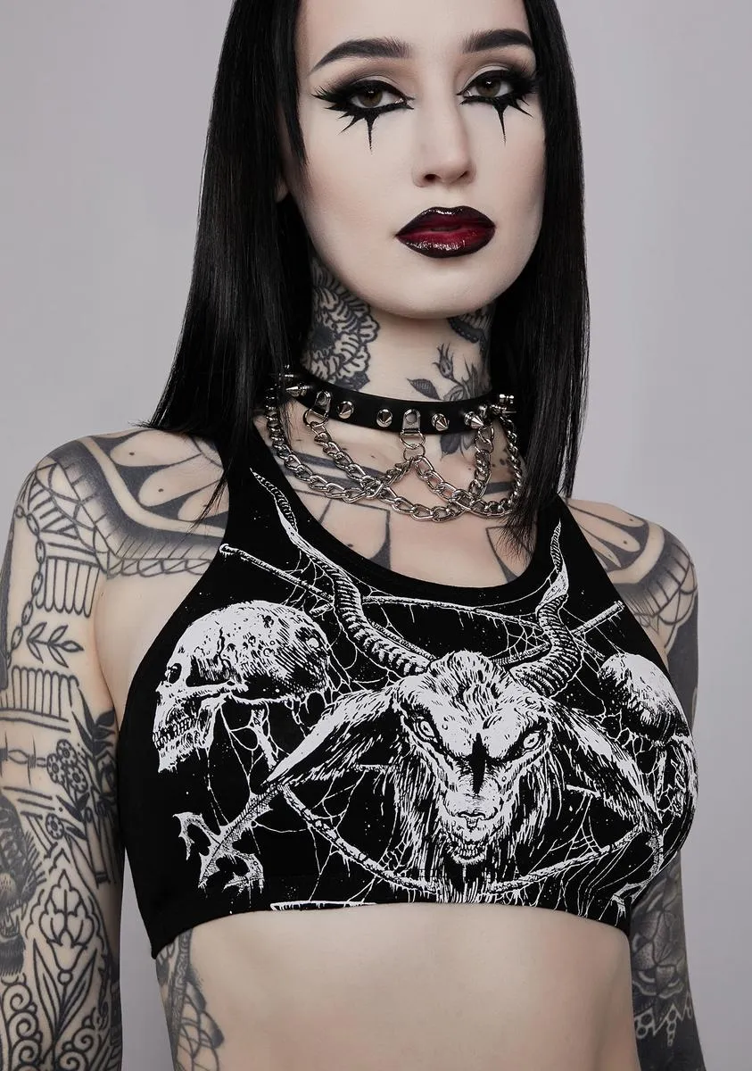 Devil You Know Graphic Tank sold by Dolls Kill