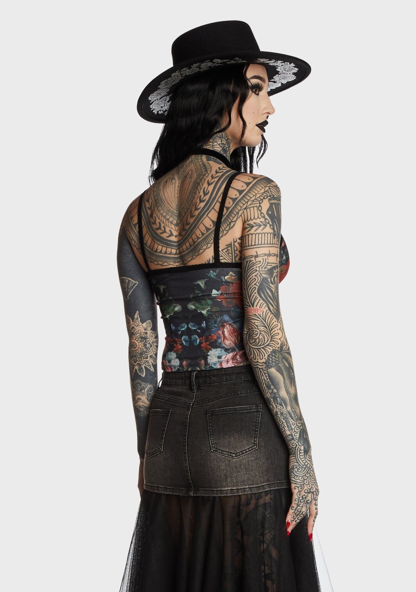 Blooming Demise Cami Tank sold by Dolls Kill product image thumbnail 5