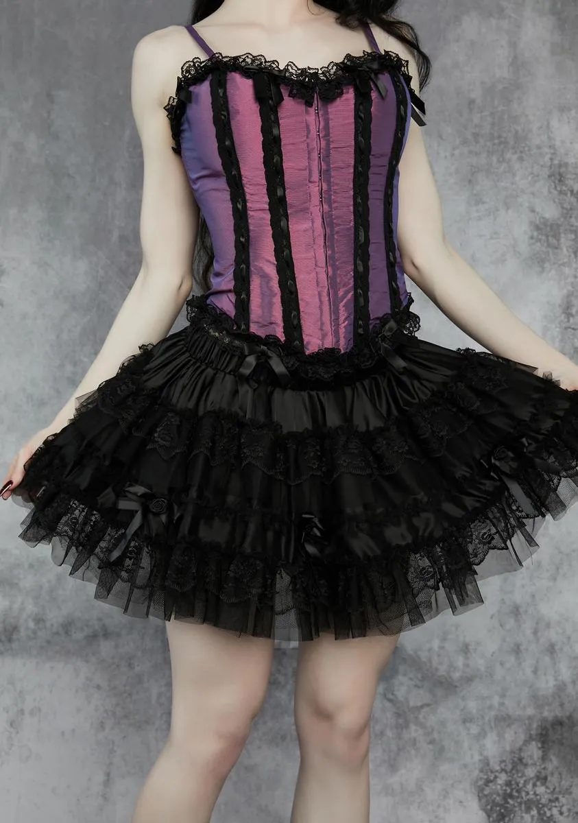 Mourning Symphony Tulle Skirt sold by Dolls Kill
