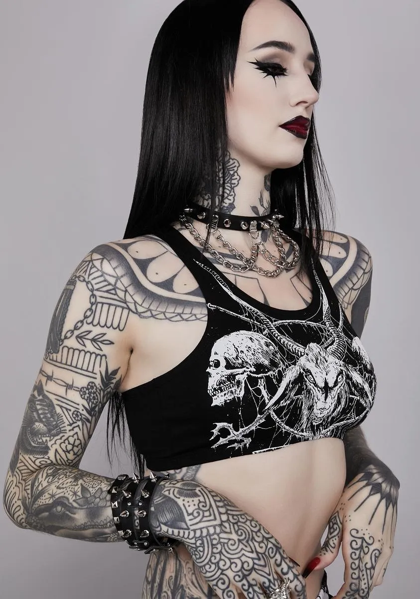 Devil You Know Graphic Tank sold by Dolls Kill product image thumbnail 2