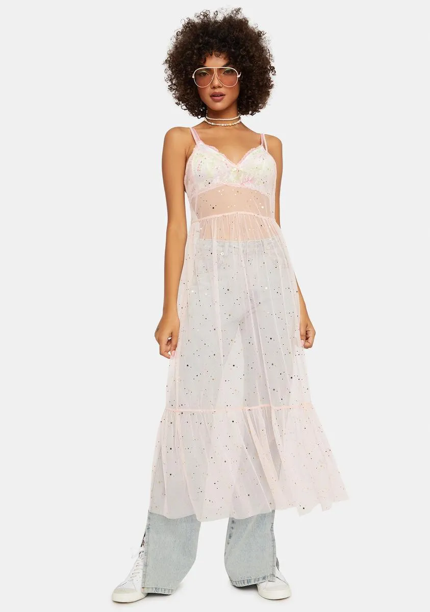Star Of The Sunrise Sheer Midi Dress sold by Dolls Kill product image thumbnail 2