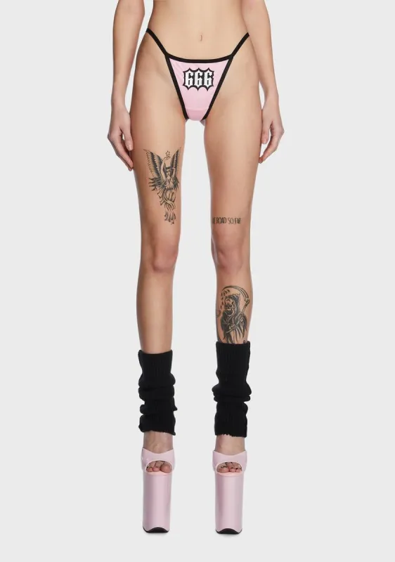 666 Thong Panty sold by Dolls Kill
