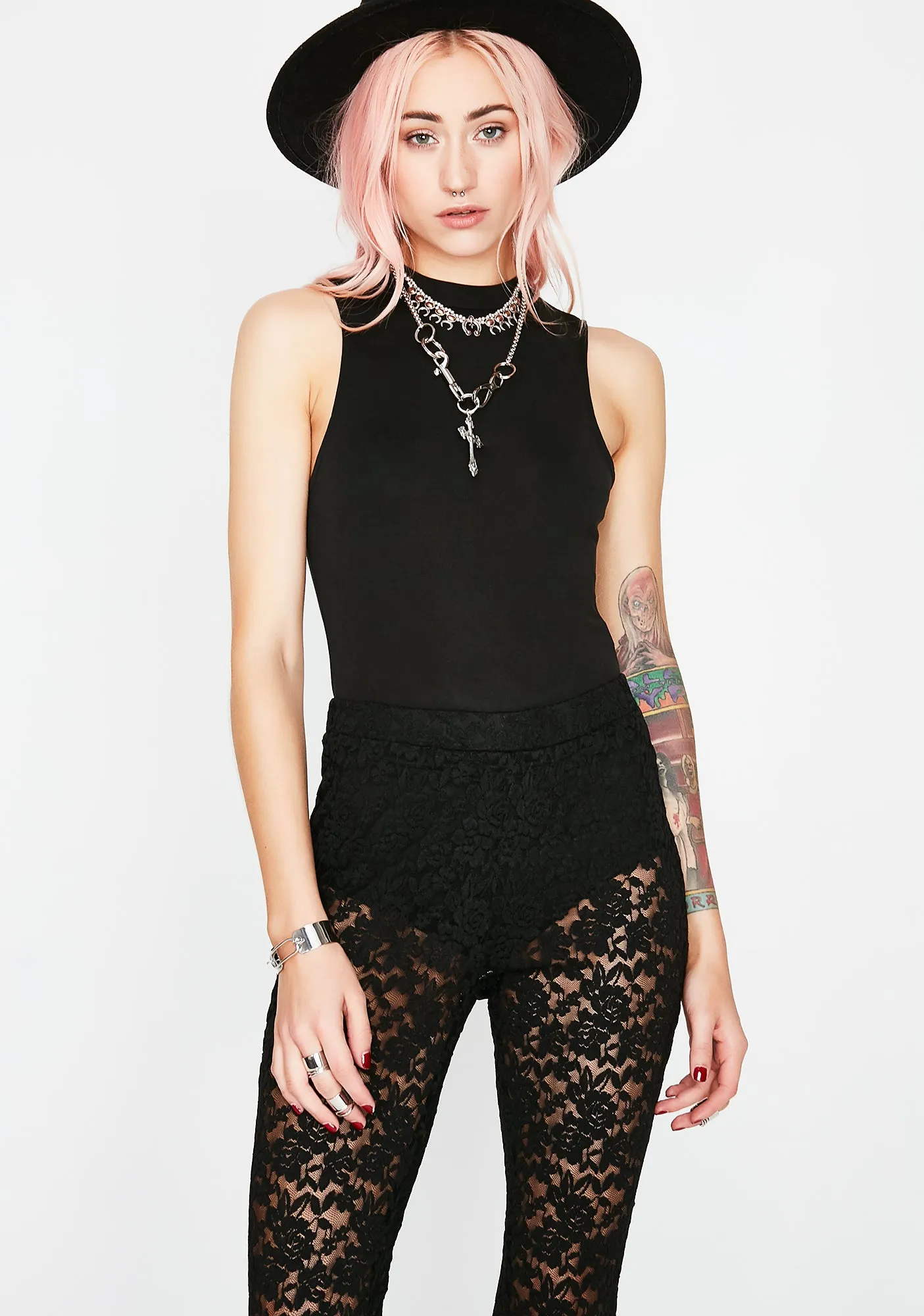 See All Evil Lace Jumpsuit sold by Dolls Kill product image thumbnail 2