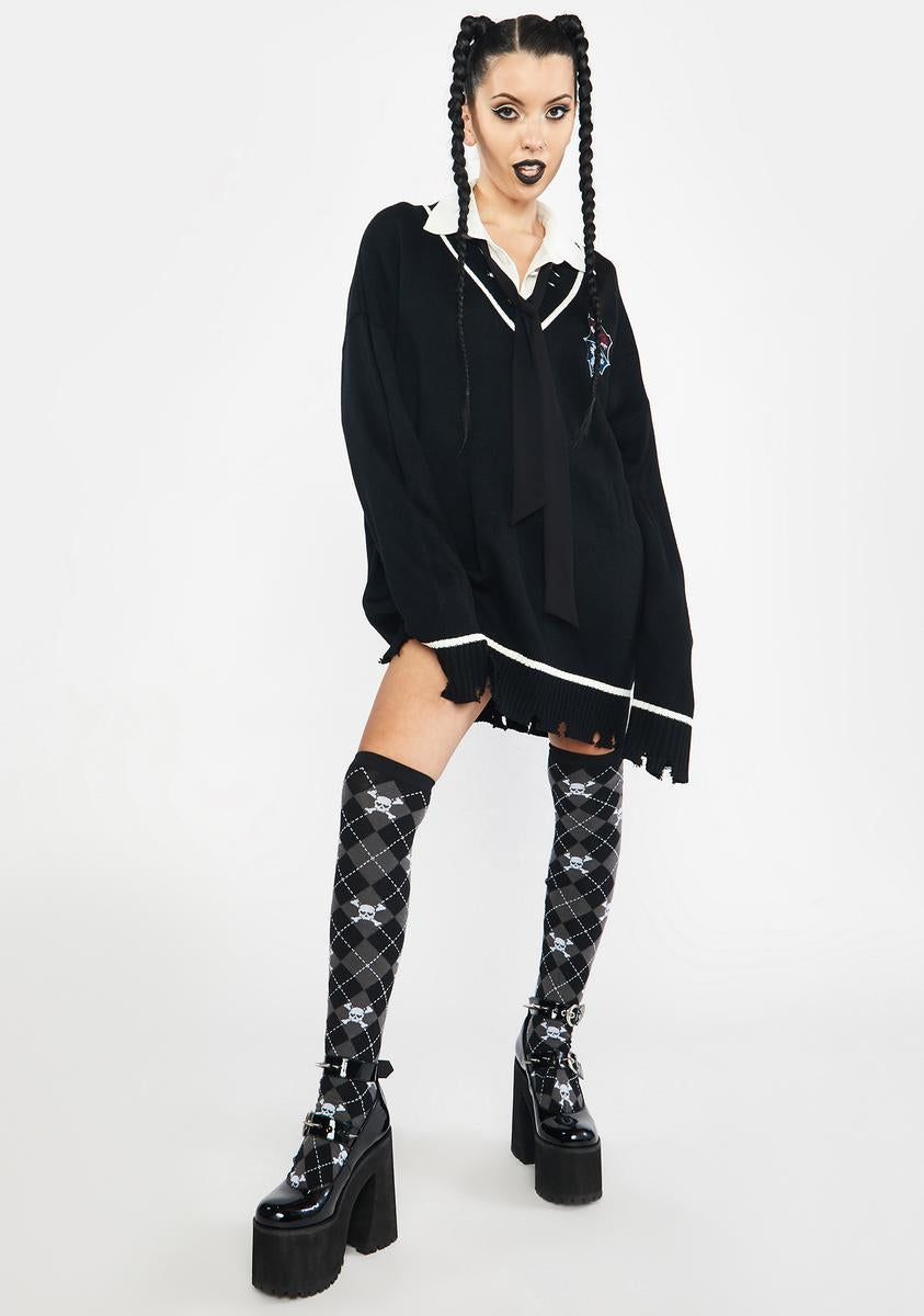 Got Varsity Blues Oversized Sweater sold by Dolls Kill product image thumbnail 3