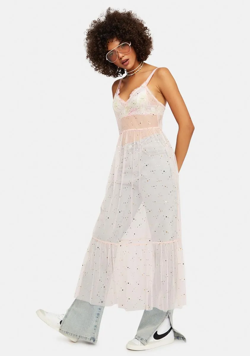Star Of The Sunrise Sheer Midi Dress sold by Dolls Kill product image thumbnail 3