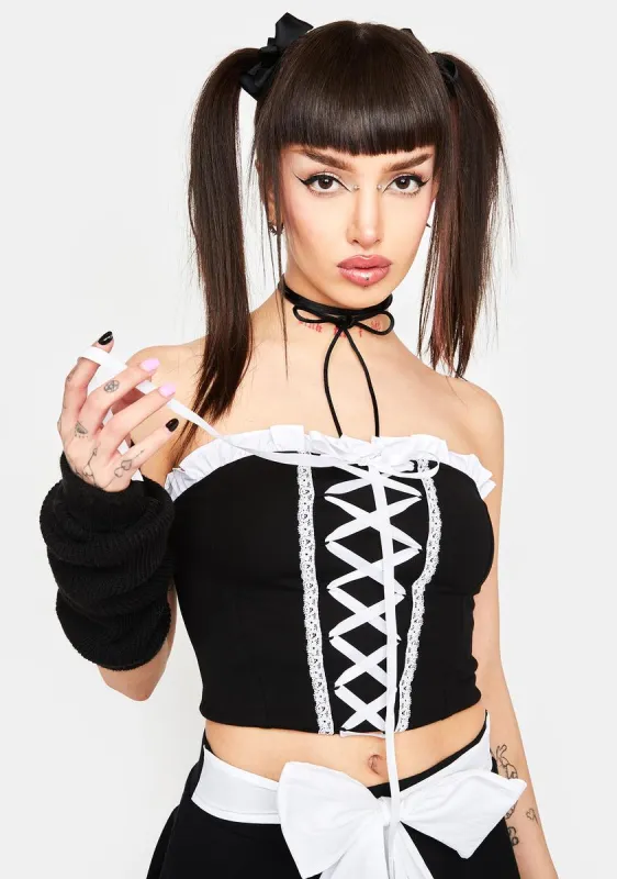High Maintenance Corset Top sold by Dolls Kill
