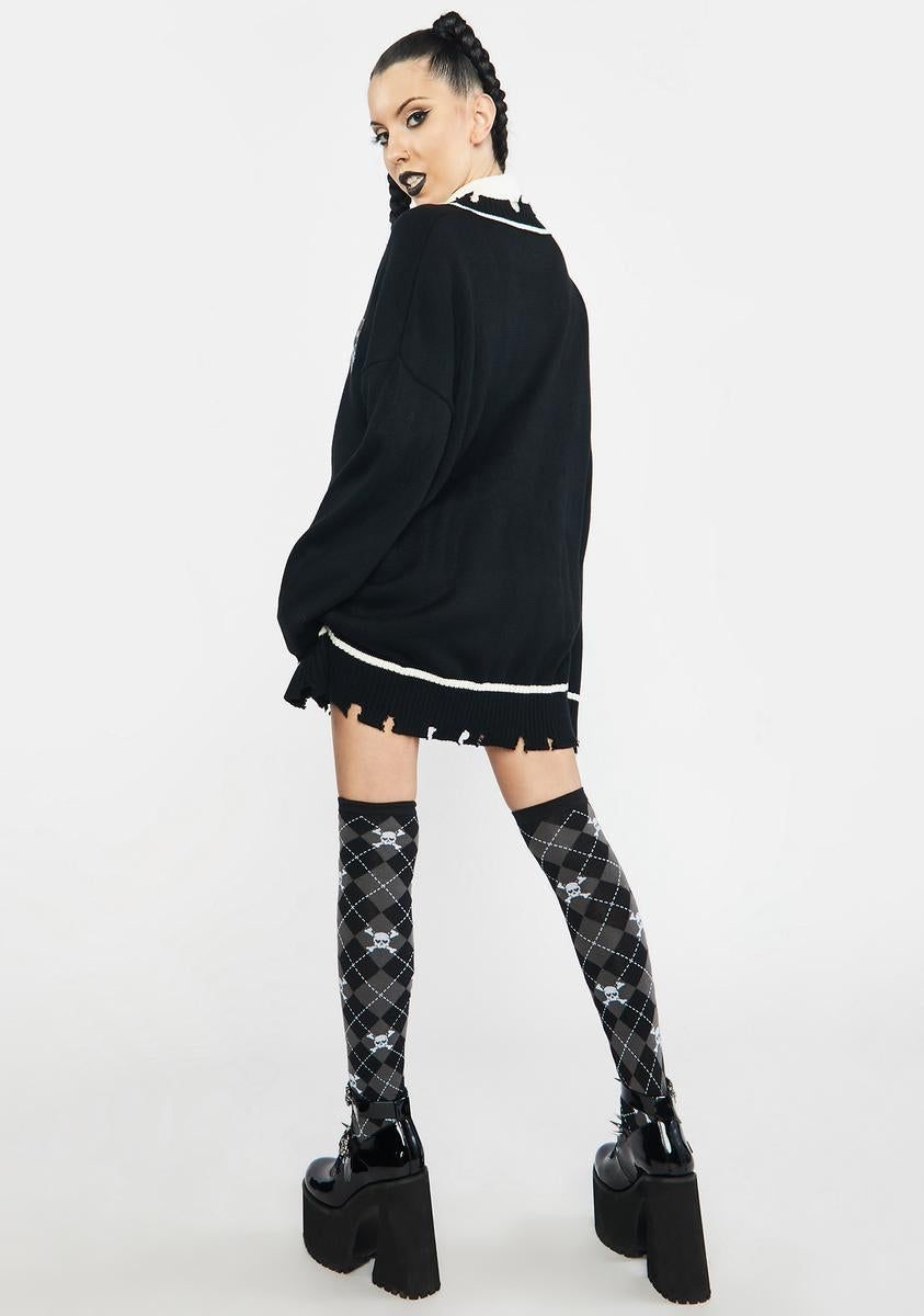 Got Varsity Blues Oversized Sweater sold by Dolls Kill product image thumbnail 4