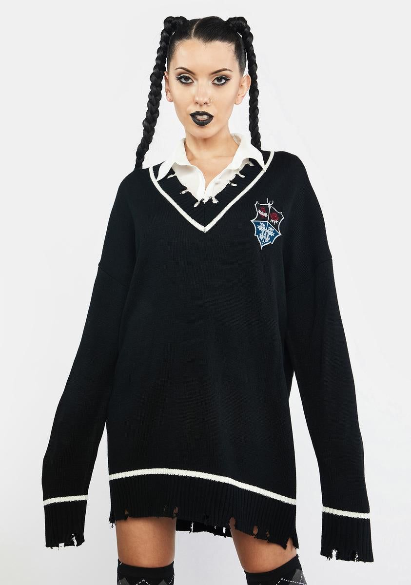 Got Varsity Blues Oversized Sweater sold by Dolls Kill