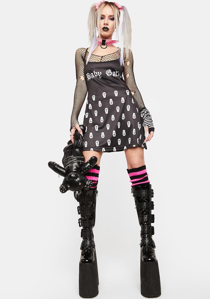 Baby Goth Forever Tank Dress sold by Dolls Kill product image thumbnail 3