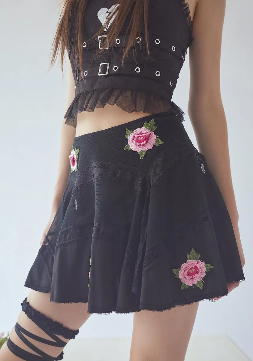 Share Ur Feelings Embroidered Skirt sold by Dolls Kill