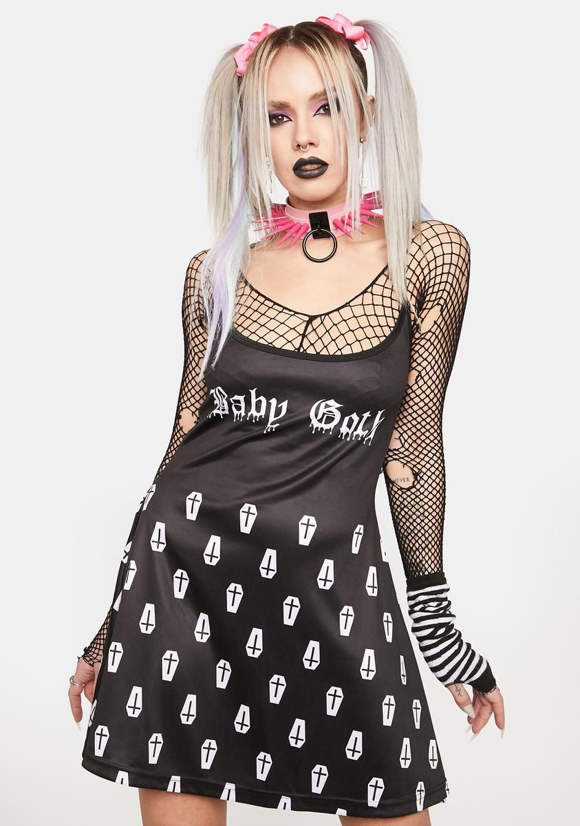 Baby Goth Forever Tank Dress sold by Dolls Kill
