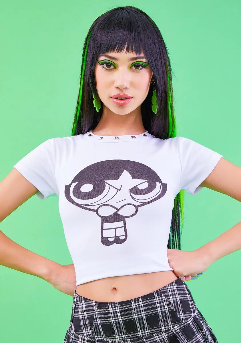 Kick Butt Crop Tee sold by Dolls Kill