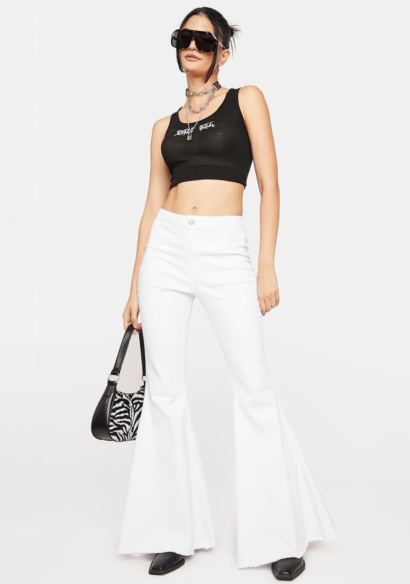 Lover Make Me A Star Bell Bottoms sold by Dolls Kill product image thumbnail 3