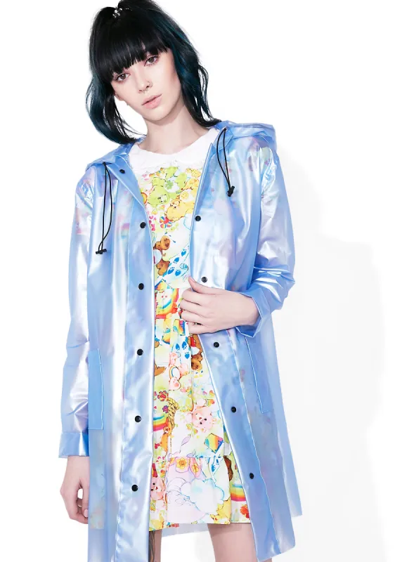 Metallic Long Jacket sold by Dolls Kill