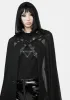 Hooded Mesh Cloak sold by Dolls Kill