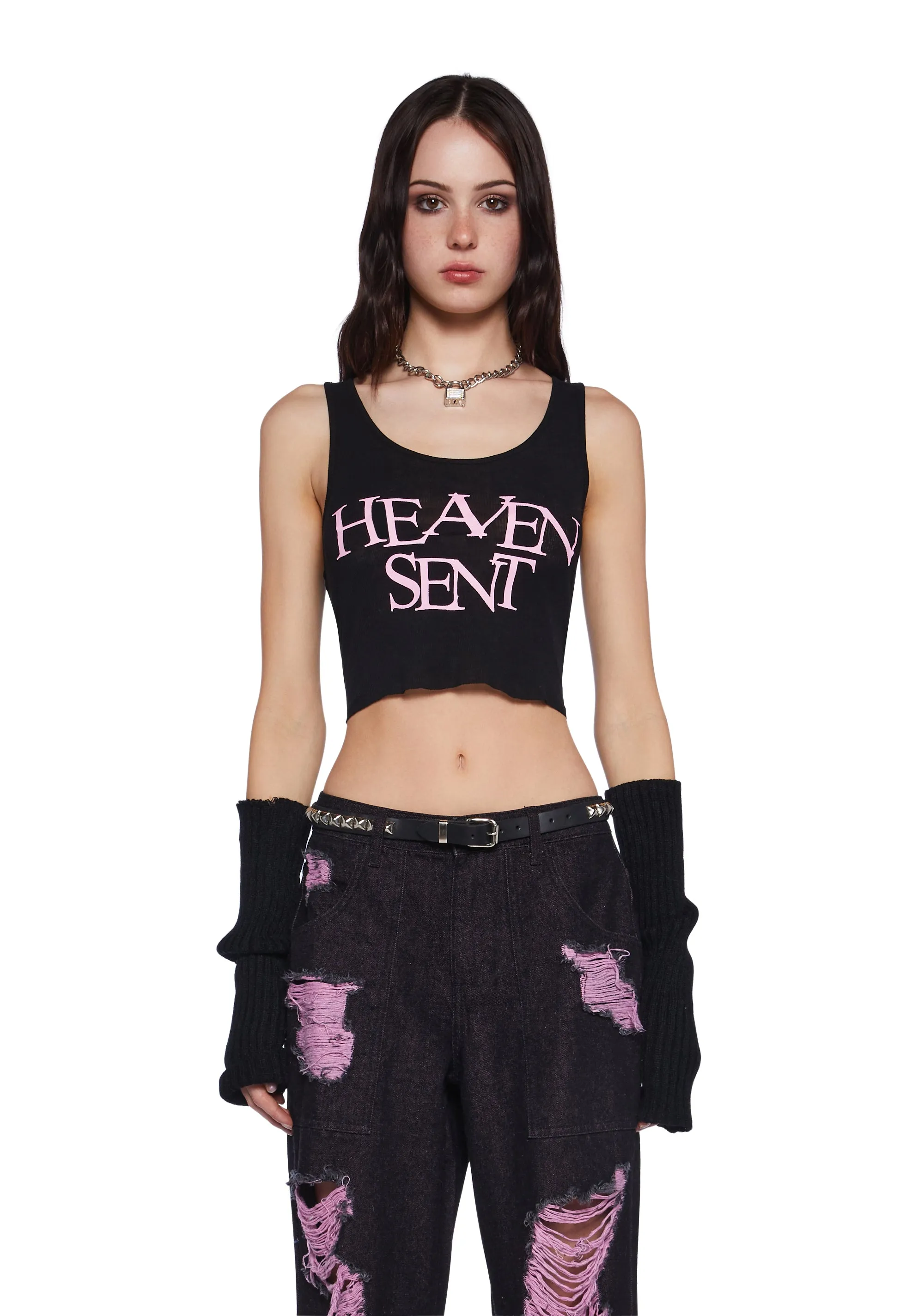 Message From Above Tank Top sold by Dolls Kill