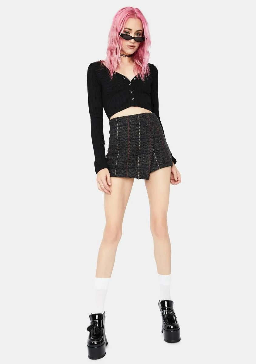 Library Date Plaid Skort sold by Dolls Kill product image thumbnail 3
