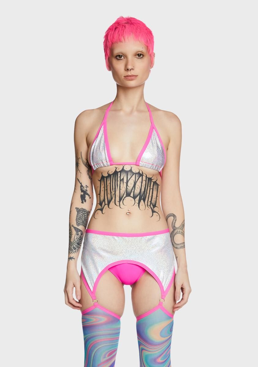 Cosmic Bikini Top sold by Dolls Kill
