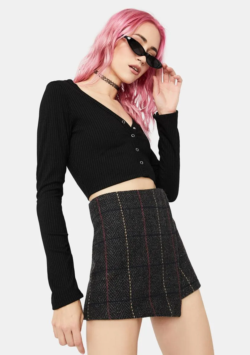 Library Date Plaid Skort sold by Dolls Kill product image thumbnail 2