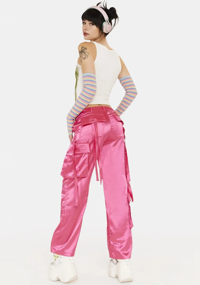 Girly In My Feelings Cargo Pants sold by Dolls Kill product image thumbnail 4