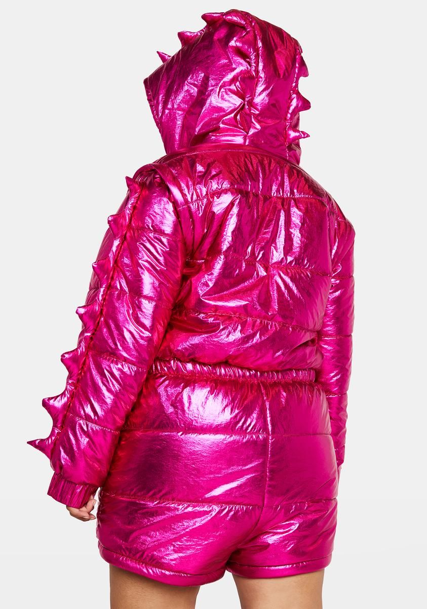 Plus Dino Mighty Metallic Snowsuit sold by Dolls Kill product image thumbnail 4