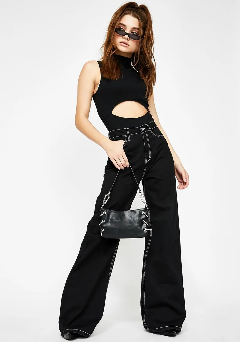 Mewcow Cutout Bodysuit sold by Dolls Kill product image thumbnail 3