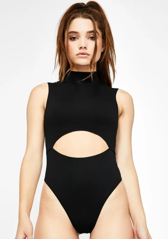 Mewcow Cutout Bodysuit sold by Dolls Kill