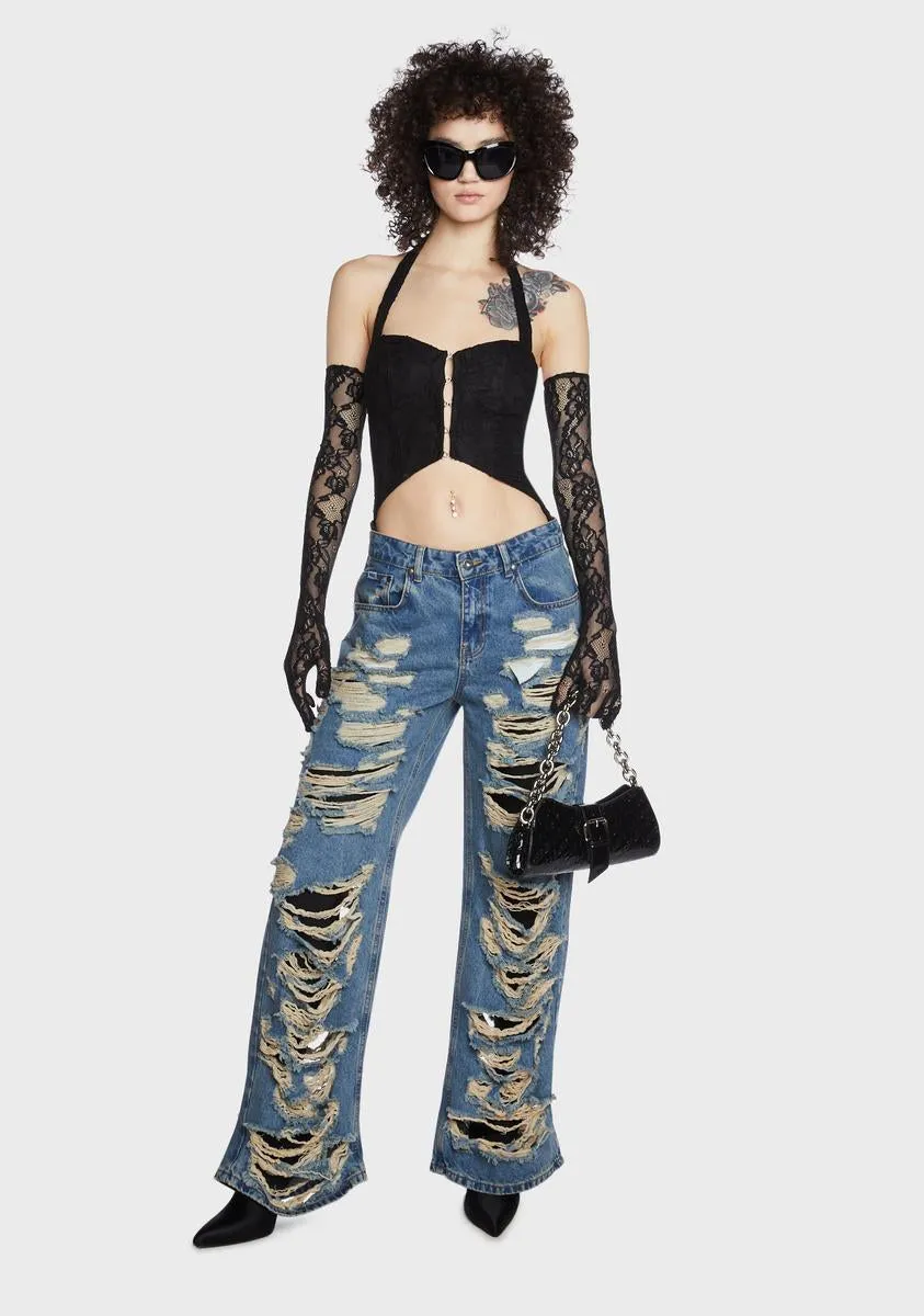 Evolve Lace Bodysuit sold by Dolls Kill product image thumbnail 4