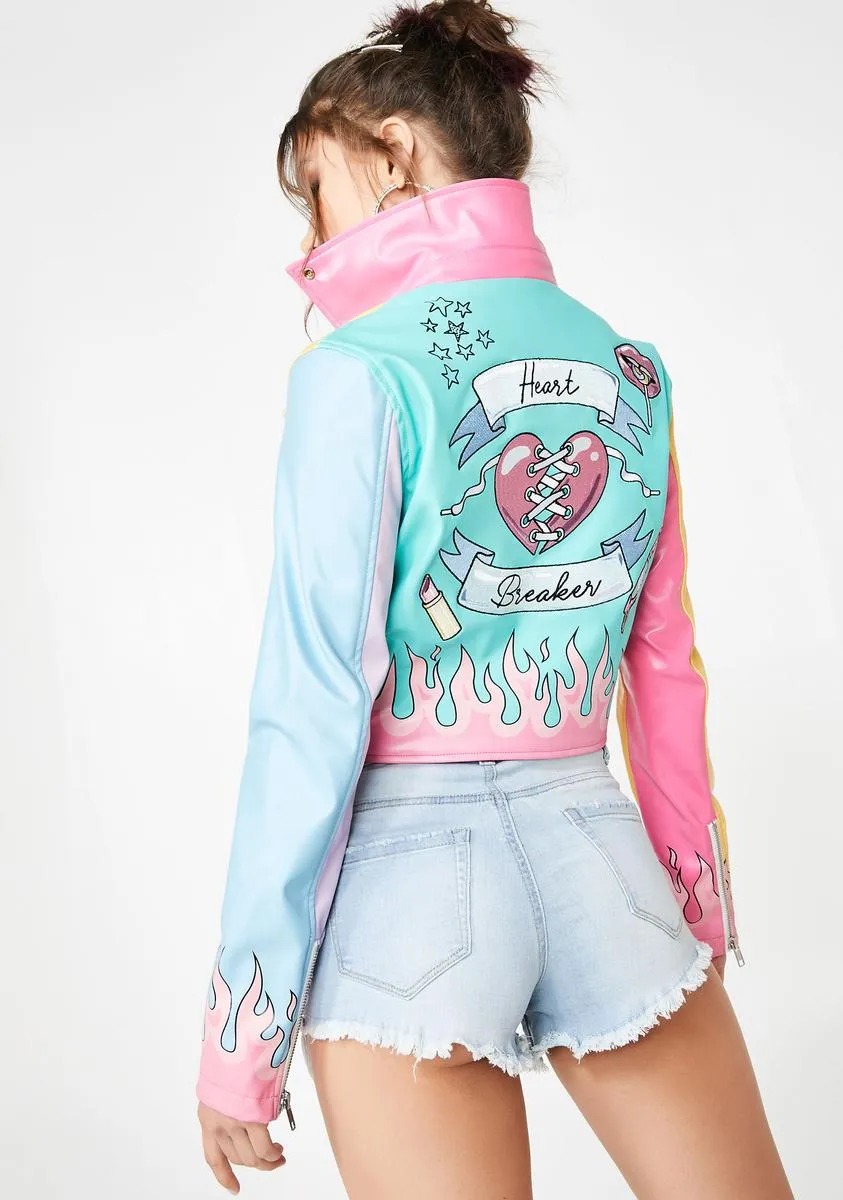 Beauty Sko Dropout Moto Jacket sold by Dolls Kill product image thumbnail 2