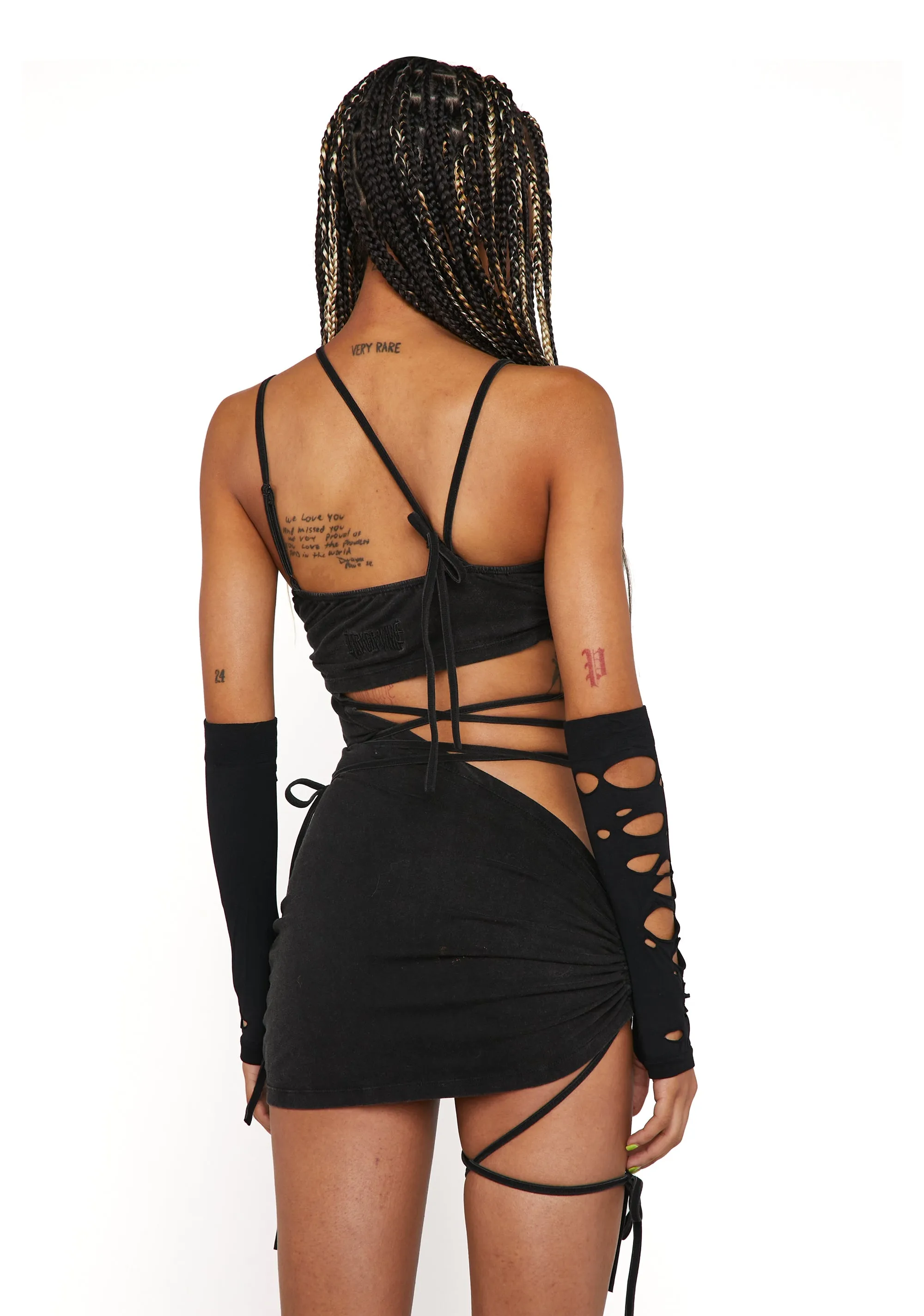 Compression Strappy Mini Dress sold by Dolls Kill product image thumbnail 2