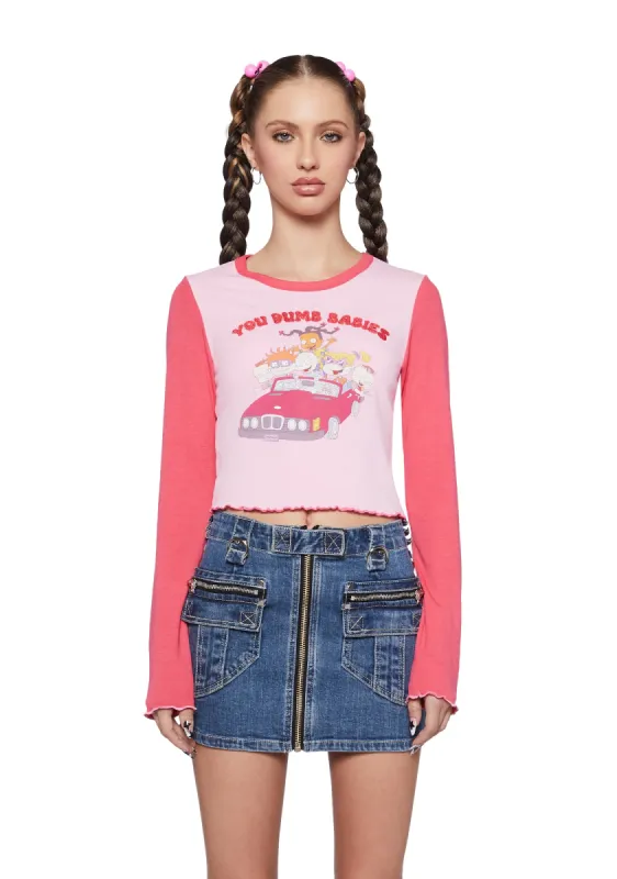 Romp And Roll Long Sleeve Top sold by Dolls Kill