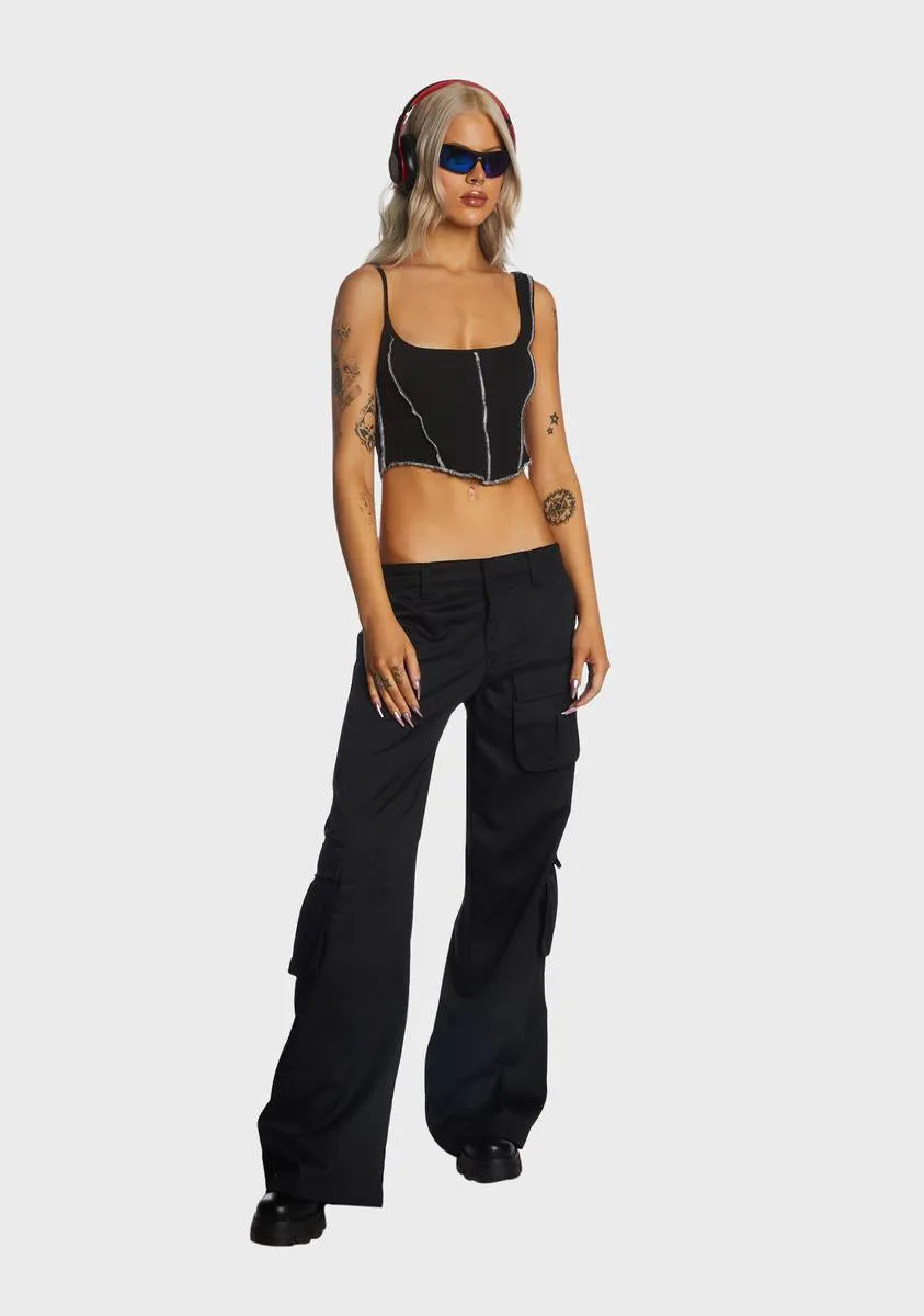 Piped Cropped Top sold by Dolls Kill product image thumbnail 5