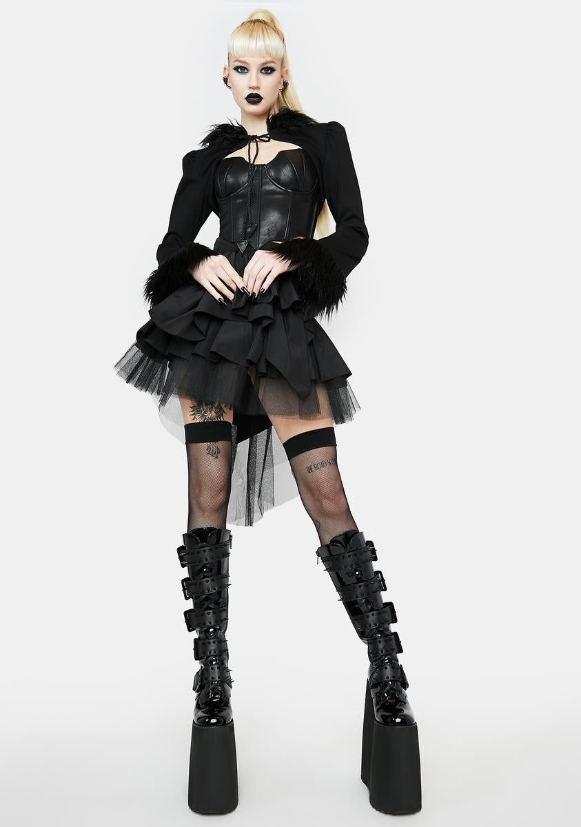 Under The Moon Shrug Top sold by Dolls Kill product image thumbnail 3