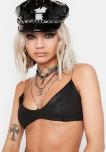 Chain Strap Bralette sold by Dolls Kill