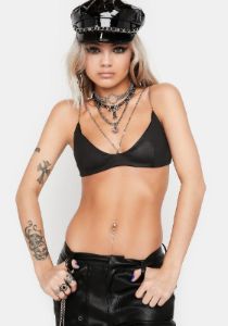 Chain Strap Bralette sold by Dolls Kill