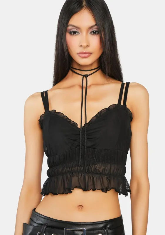 Vanessa Crop Top sold by Dolls Kill