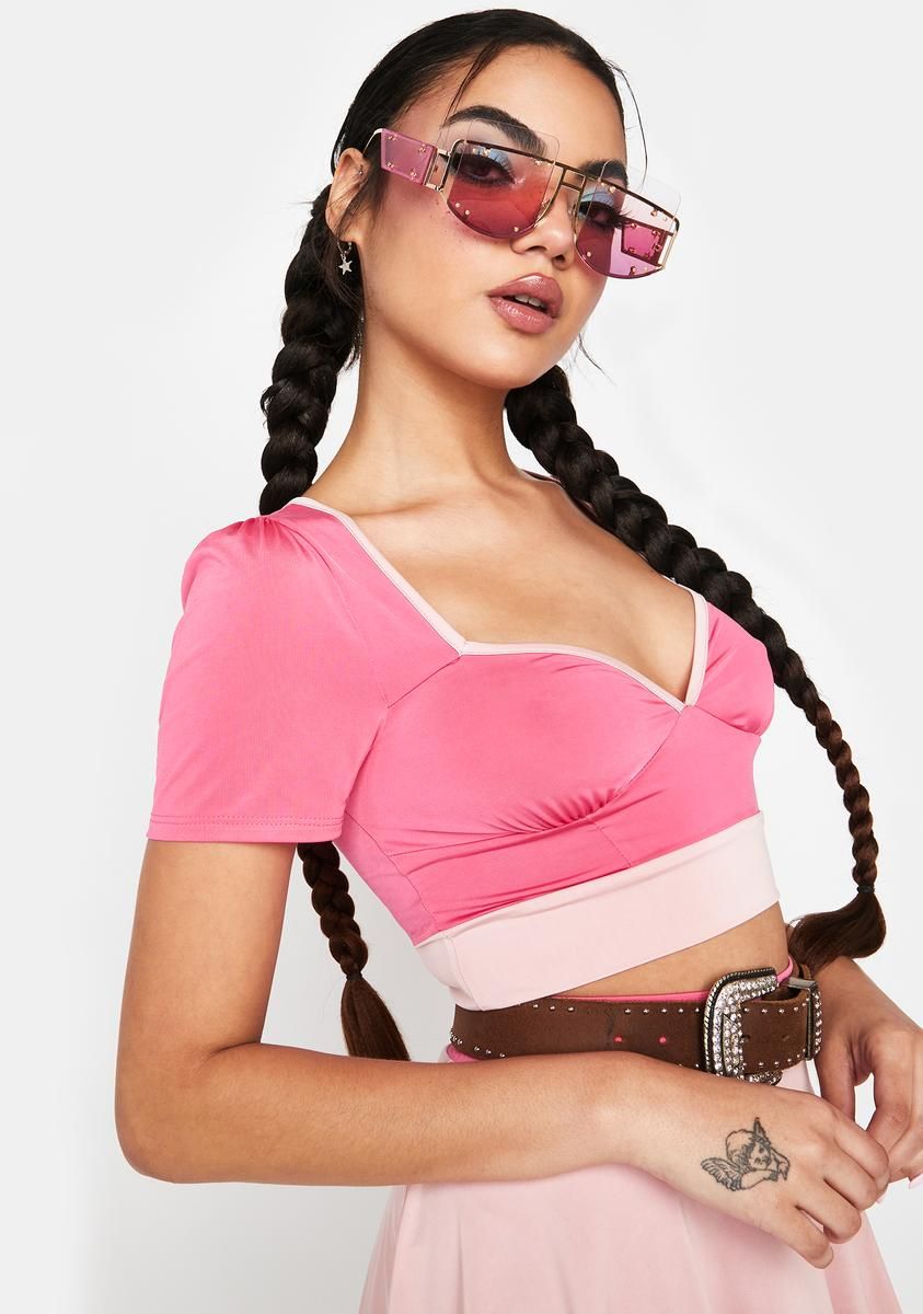 Girls Girl Crop Top sold by Dolls Kill product image thumbnail 2