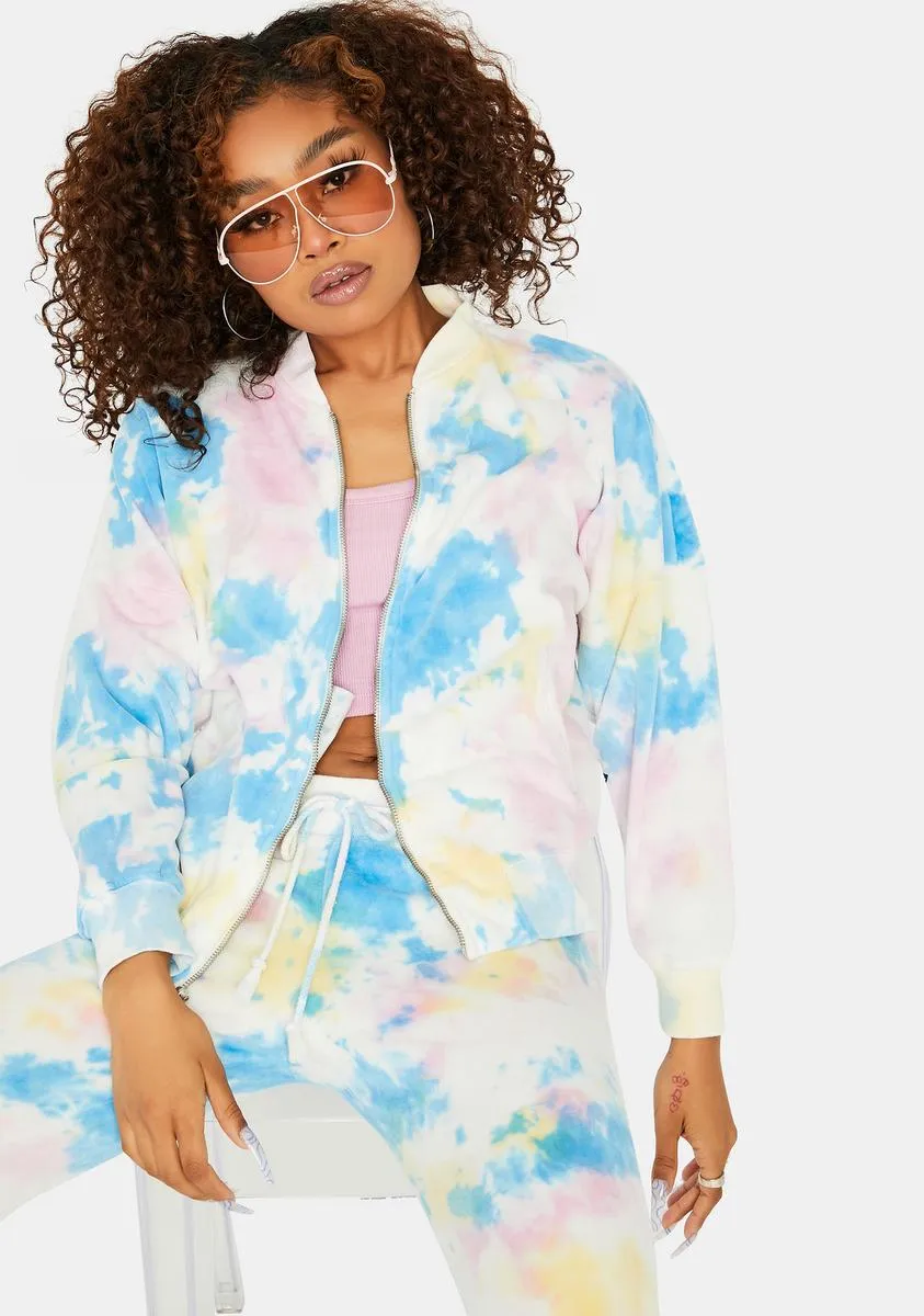 Give Me One Reason Tie Dye Lounge Set sold by Dolls Kill product image thumbnail 2