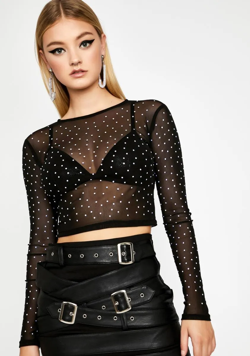 Give Me A Sign Crop Top sold by Dolls Kill