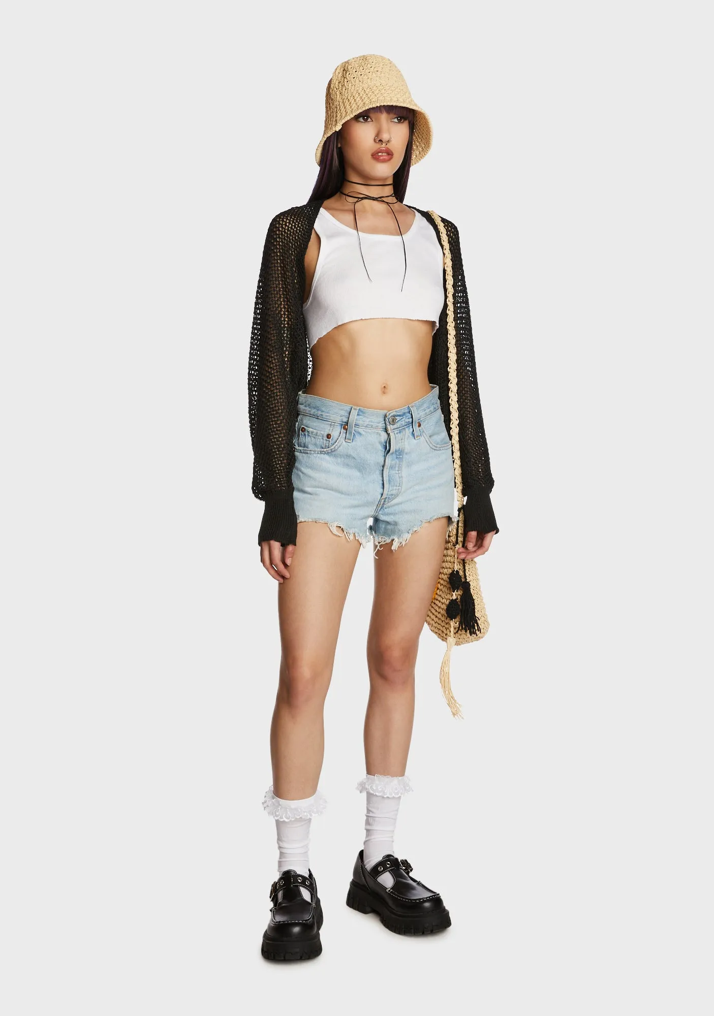 Break Time Knit Shrug sold by Dolls Kill product image thumbnail 2