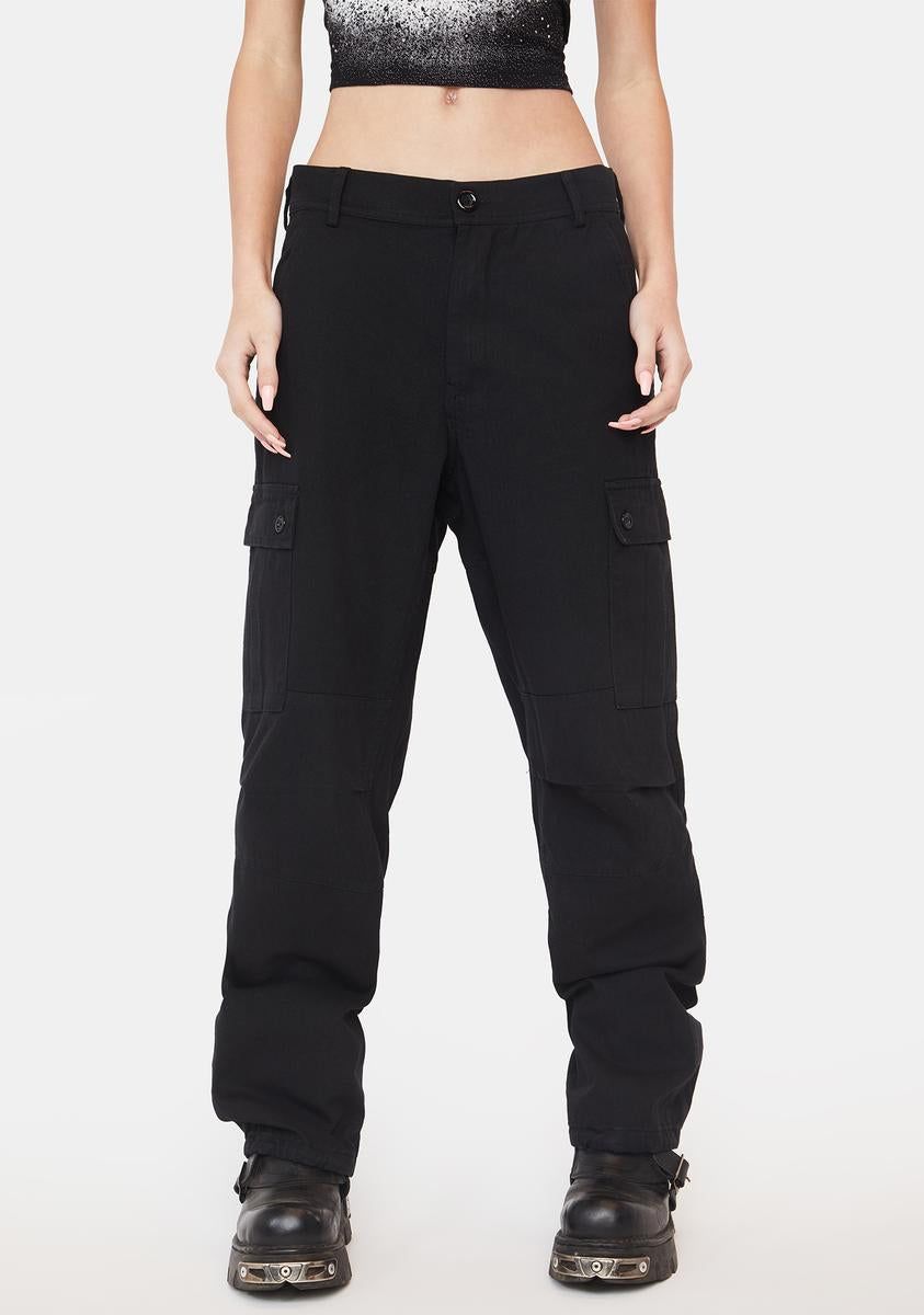 Leveled Up Twill Cargo Pants sold by Dolls Kill