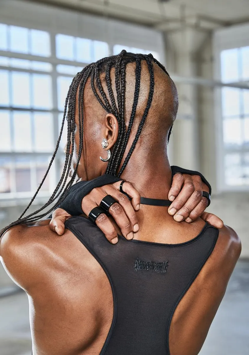 Bassline Sheer Racerback Tank sold by Dolls Kill product image thumbnail 5