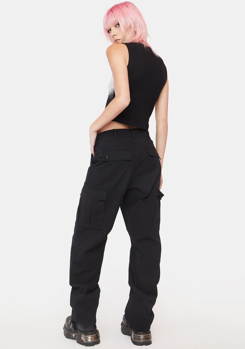 Leveled Up Twill Cargo Pants sold by Dolls Kill product image thumbnail 4