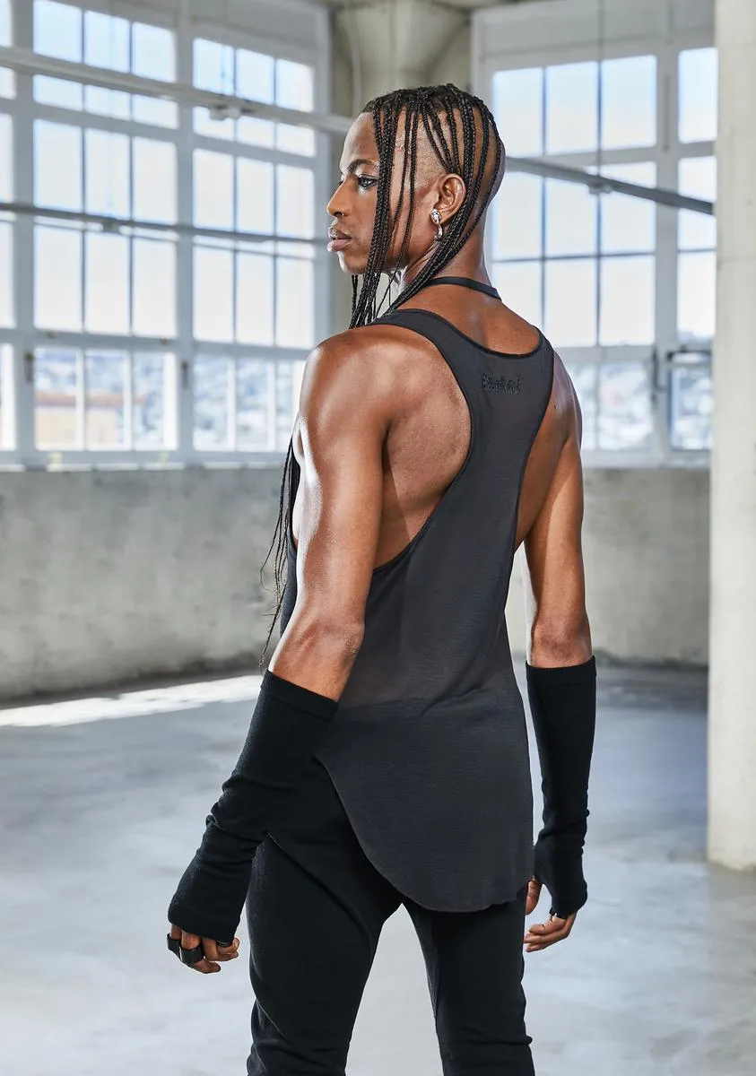 Bassline Sheer Racerback Tank sold by Dolls Kill product image thumbnail 2
