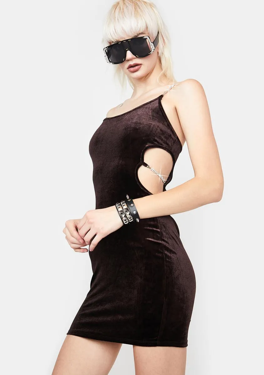 Moments To Shine Velvet Dress sold by Dolls Kill product image thumbnail 2