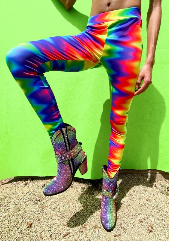 Fly Ur Flag Rainbow Leggings sold by Dolls Kill