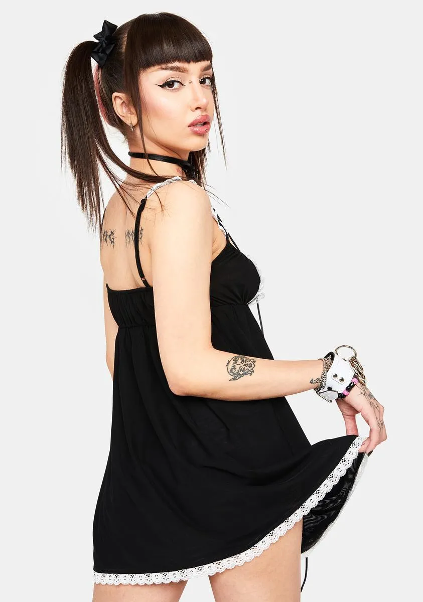 Deeper Feelings Lace Mini Dress sold by Dolls Kill product image thumbnail 4