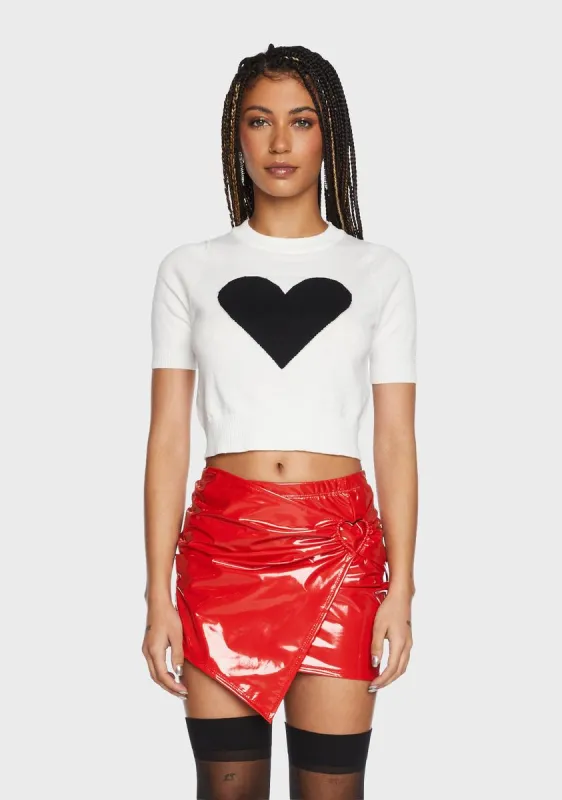 Frosted Flirty Season Knit Sweater sold by Dolls Kill