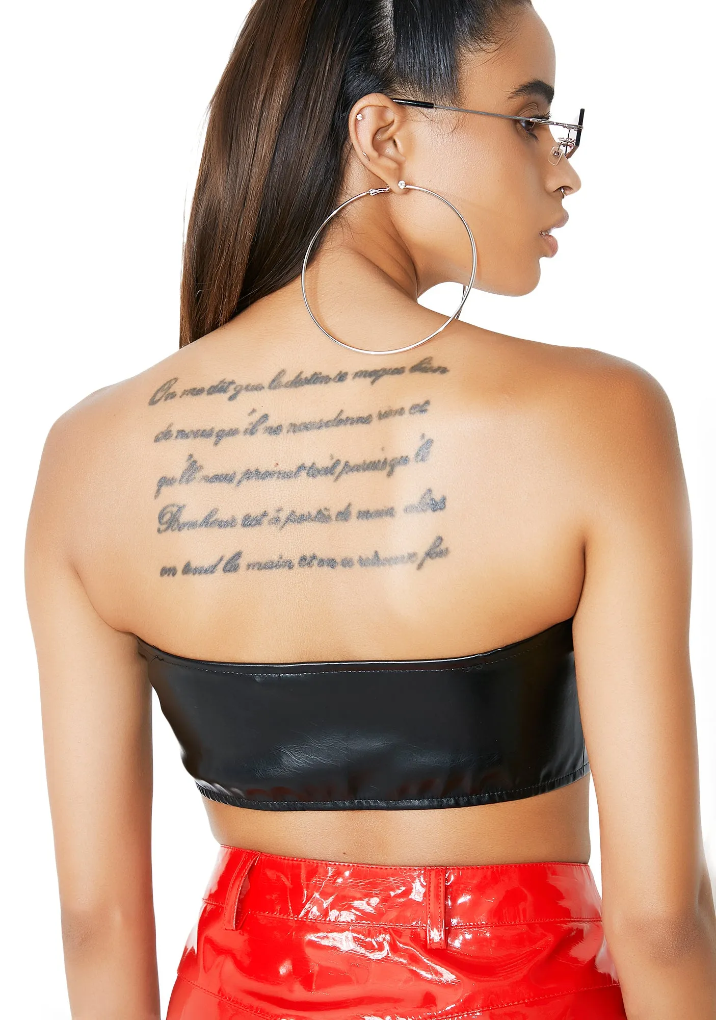 Full Speed Lace-Up Bandeau sold by Dolls Kill product image thumbnail 5